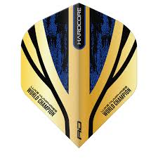 Luke Humphries Gold Hardcore Premium Standard Dart Flights