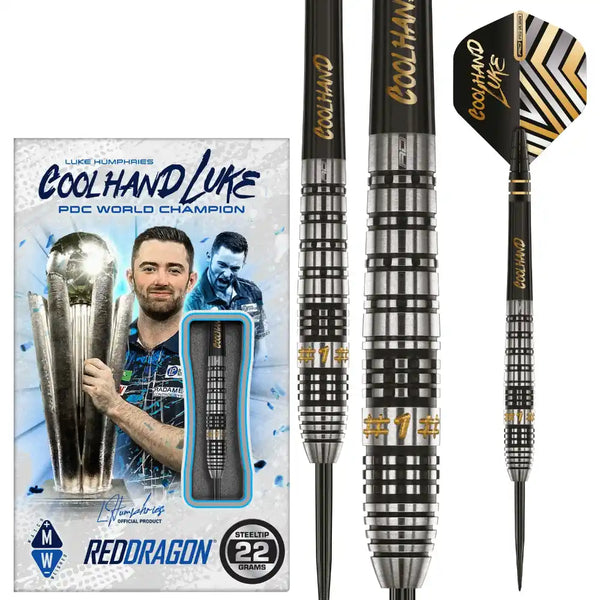 Luke Humphries Prestige Steel Tip Darts 90% Tungsten
