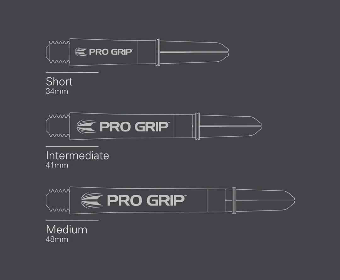 Pro Grip Shafts size chart
