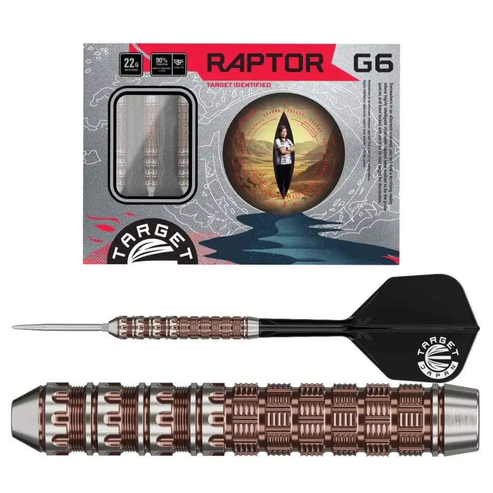 George Nishitani Gen 6 Raptor Swiss Point Darts 90% Tungsten
