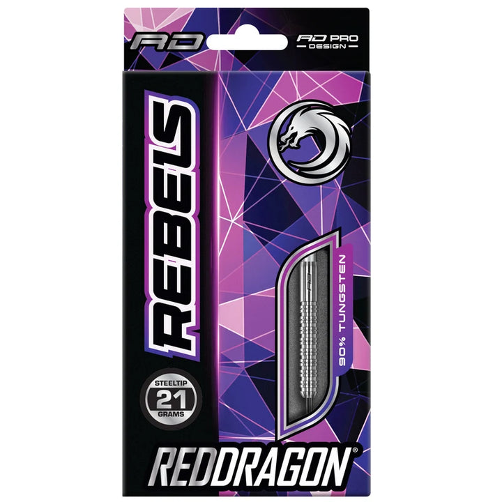 Rebel 1 Steel Tip Darts 90% Tungsten