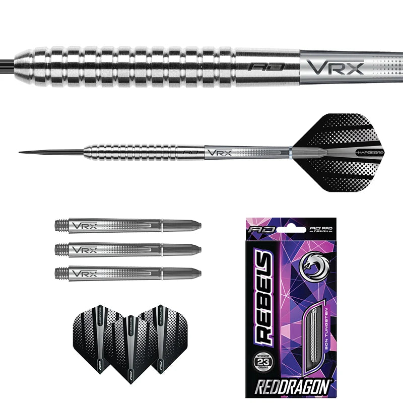 Rebel 2 Steel Tip Darts 90% Tungsten