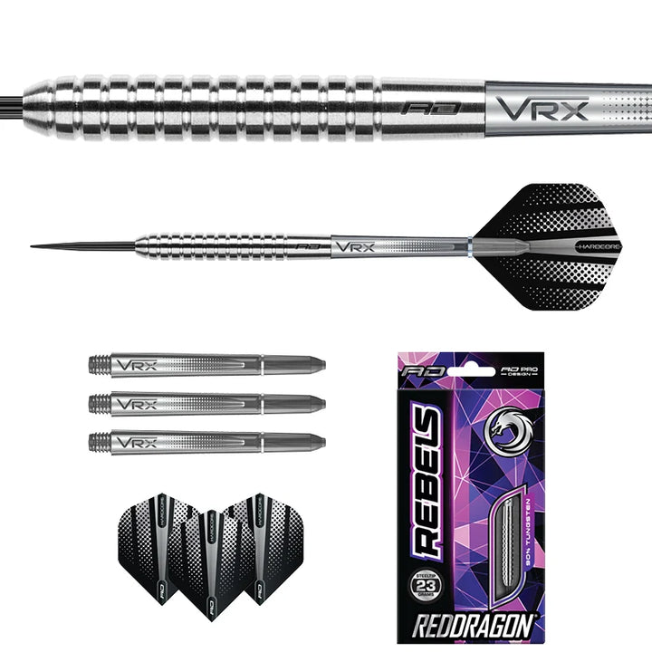 Rebel 2 Steel Tip Darts 90% Tungsten