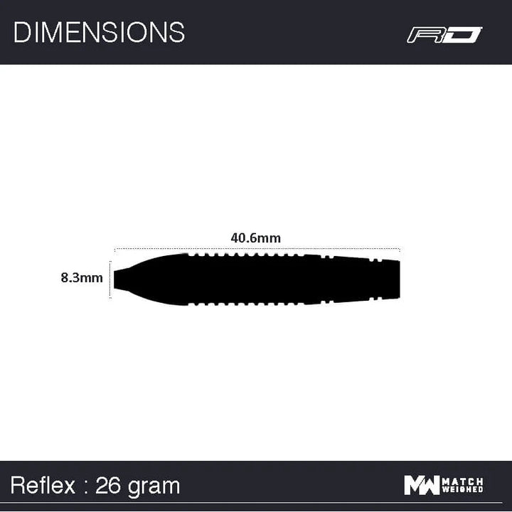 Reflex Steel Tip Darts 90% Tungsten