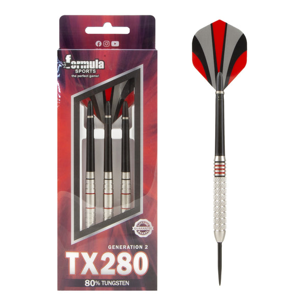 TX280 G2 Steel Tip Darts 80% Tungsten