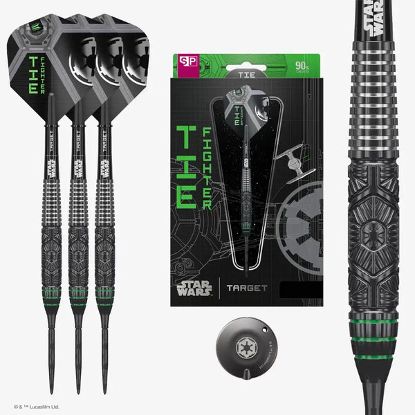 Star Wars Tie Fighter Swiss Point Darts 90% Tungsten