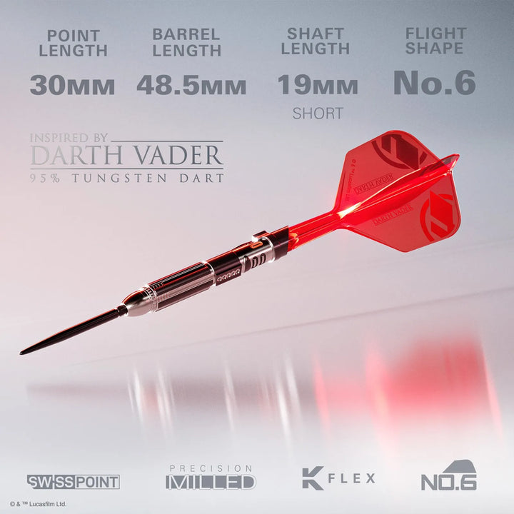 Star Wars Darth Vader Light Saber Limited Edition SP Darts 95% Tungsten