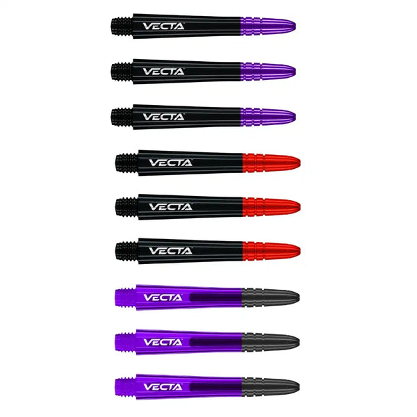 Vecta Polycarbonate Shafts with Aluminium Tips