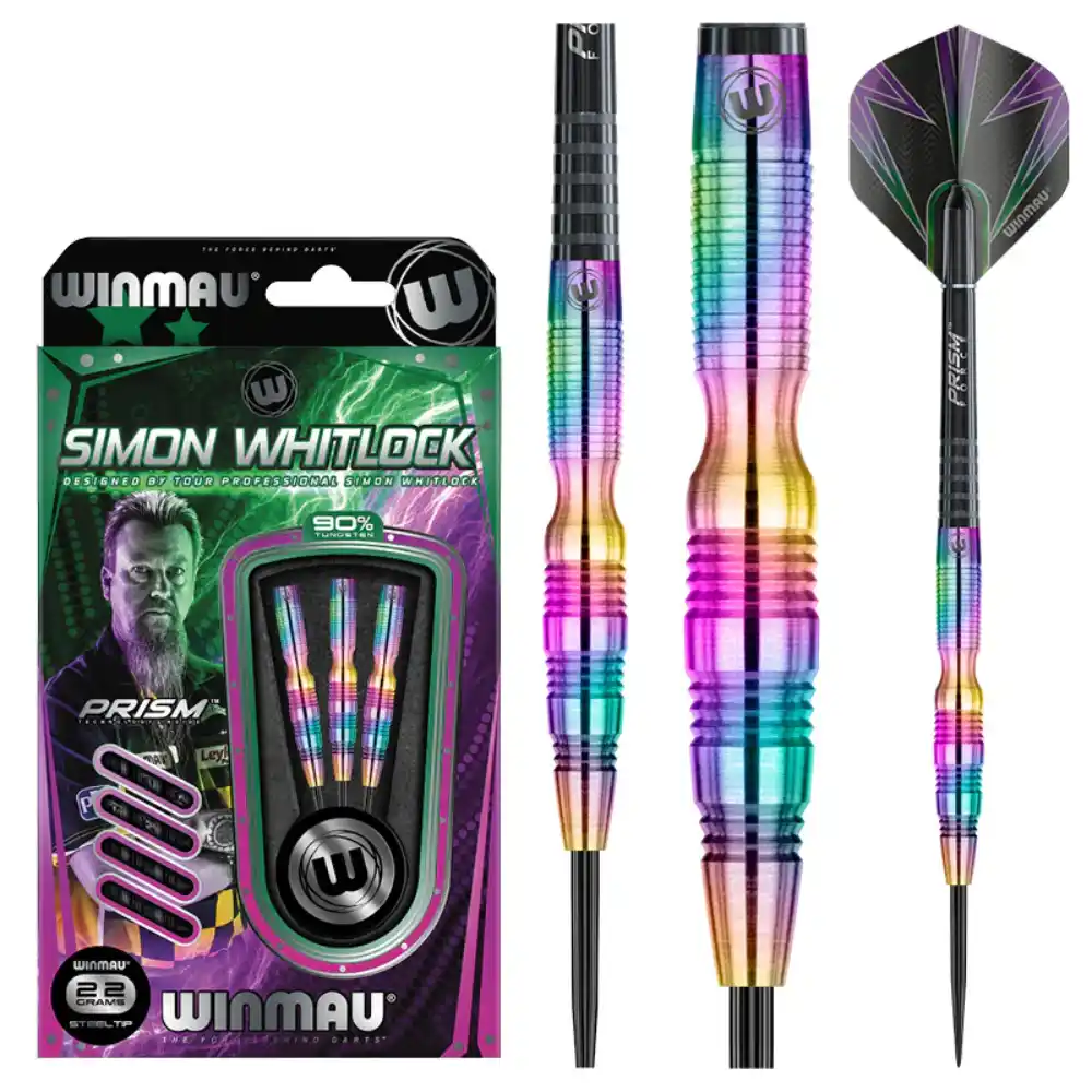 Simon Whitlock Urban Grip Steel Tip Darts 90% Tungsten