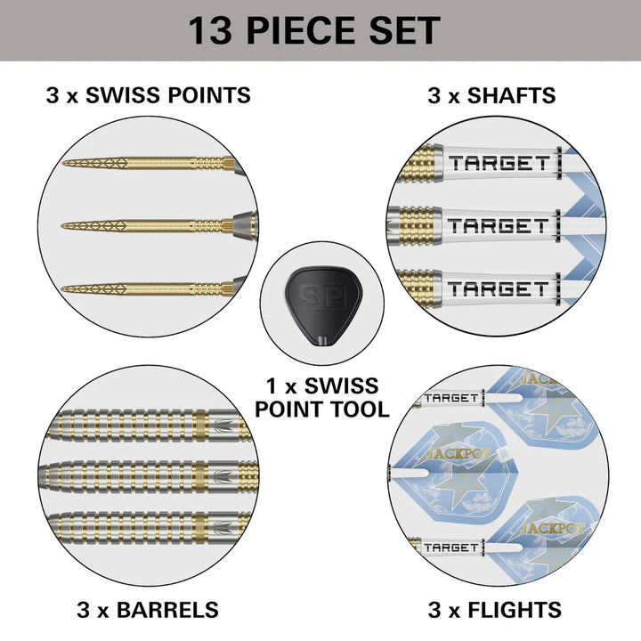Adrian Lewis Showdown Swiss Point Darts 95% Tungsten