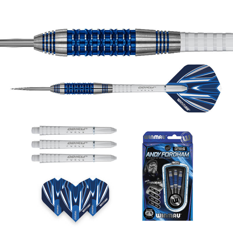Andy Fordham SE Steel Tip Darts 90% Tungsten 24g