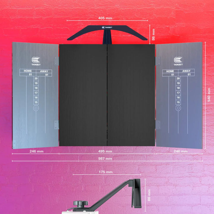 Arc Dartboard Cabinet Set