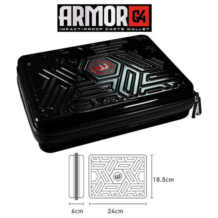 Winmau Armor G4 Black Wallet