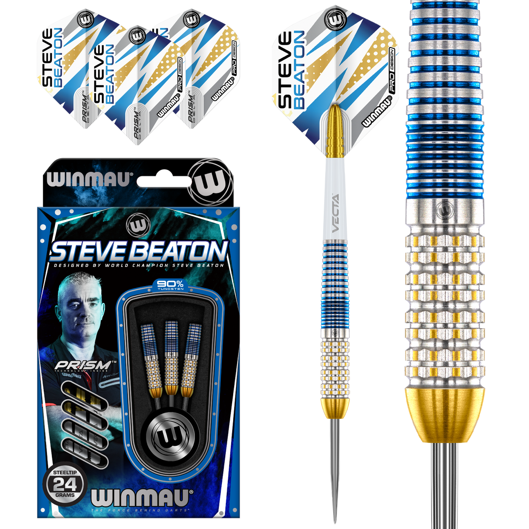 Steve Beaton Legacy Edition Steel Tip Darts 90% Tungsten