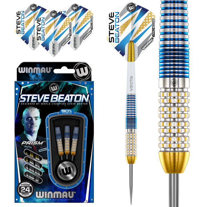 Steve Beaton Legacy Edition Steel Tip Darts 90% Tungsten