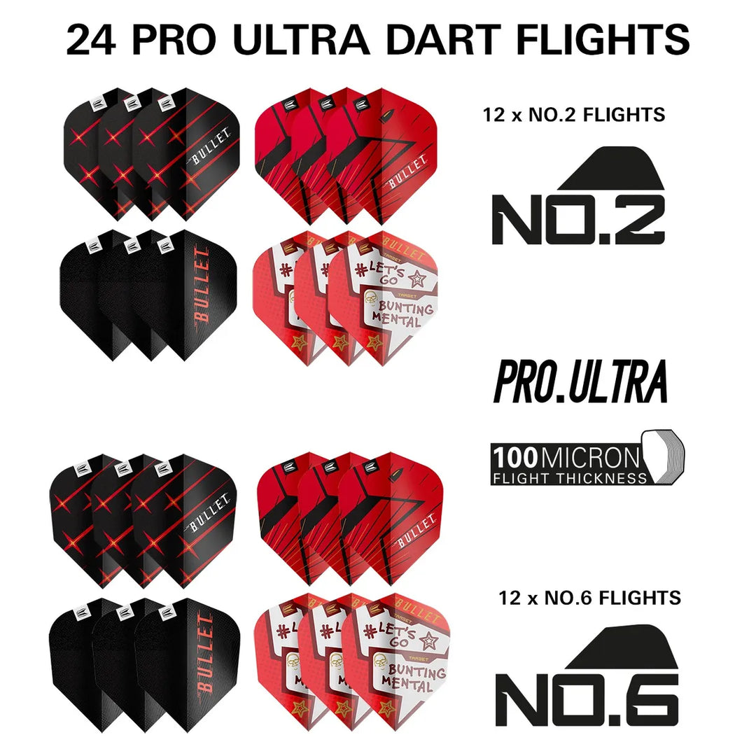Stephen Bunting 100 Piece 22g Brass Darts Set