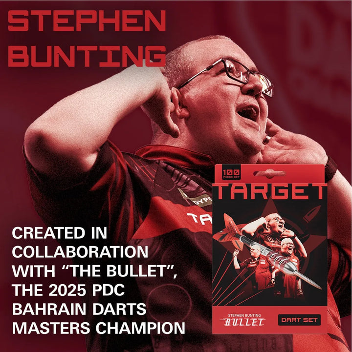 Stephen Bunting 100 Piece 22g Brass Darts Set