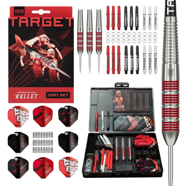 Stephen Bunting 100 Piece 22g Brass Darts Set
