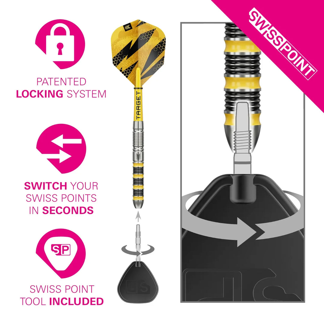Buzz 01 Swiss Point Darts 90% Tungsten