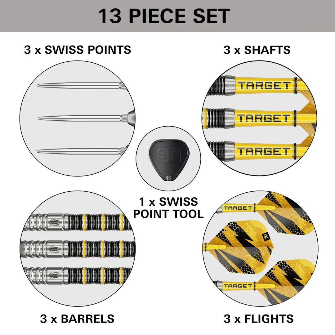 Buzz 02 Steel Tip Darts 90% Tungsten