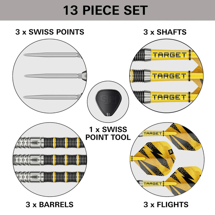 Buzz 02 Steel Tip Darts 90% Tungsten