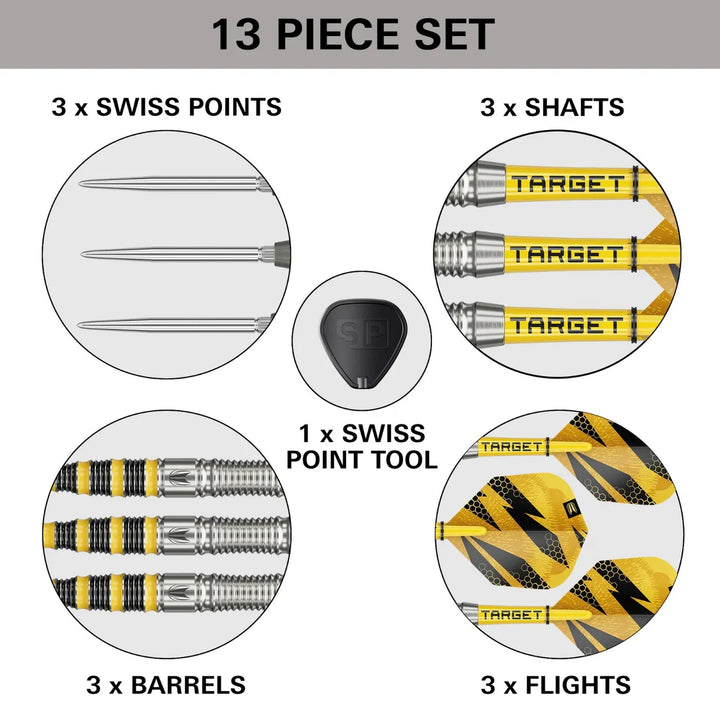 Buzz 03 Steel Tip Darts 90% Tungsten