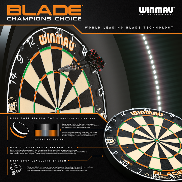 Winmau Champions Choice Blade Dual Core Dartboard