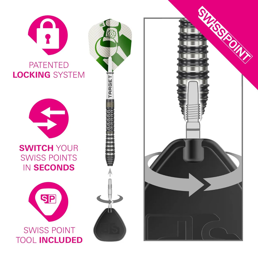 Charlie Manby Swiss Point Darts 95% Tungsten