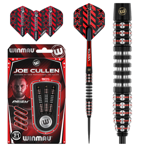 Joe Cullen Ignition Steel Tip Darts 90% Tungsten