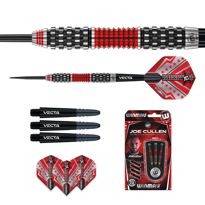 Joe Cullen Rockstar 1.0 Steel Tip Darts 90% Tungsten