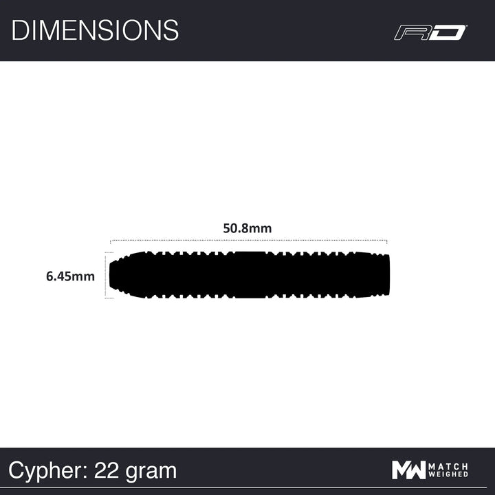 Cypher Steel Tip Darts 90% Tungsten