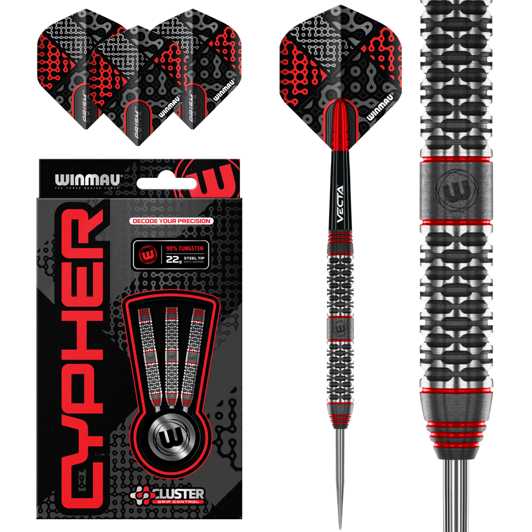 Cypher Steel Tip Darts 90% Tungsten