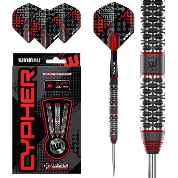Cypher Steel Tip Darts 90% Tungsten