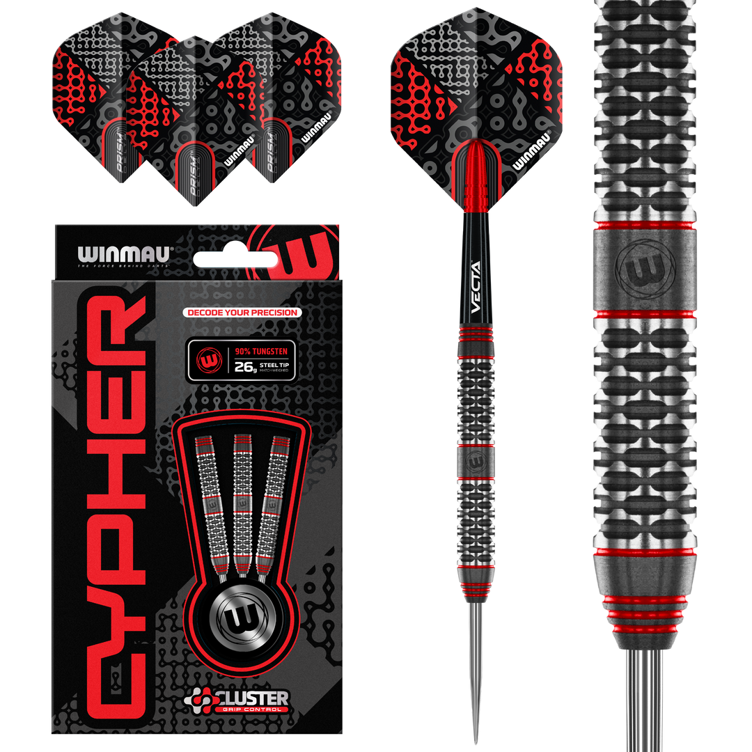 Cypher Steel Tip Darts 90% Tungsten