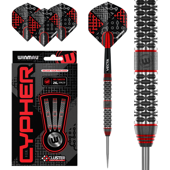Cypher Steel Tip Darts 90% Tungsten