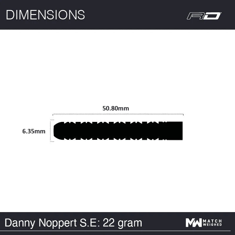 Danny Noppert Freeze Edition Steel Tip Darts 90% Tungsten