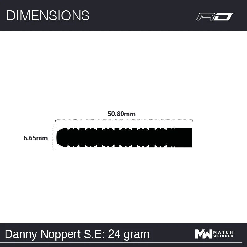 Danny Noppert Freeze Edition Steel Tip Darts 90% Tungsten