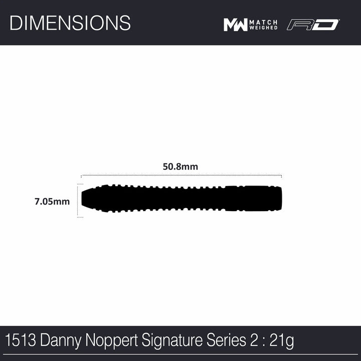 Danny Noppert Signature Edition 2.0 Steel Tip Darts 90% Tungsten