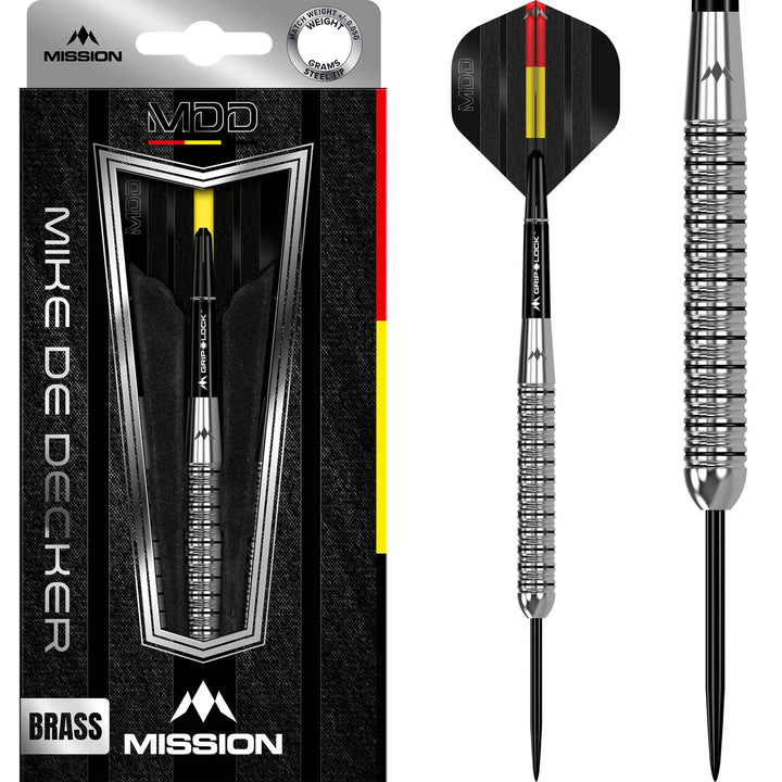 Mike De Decker Steel Tip Tungsten Look Brass Darts