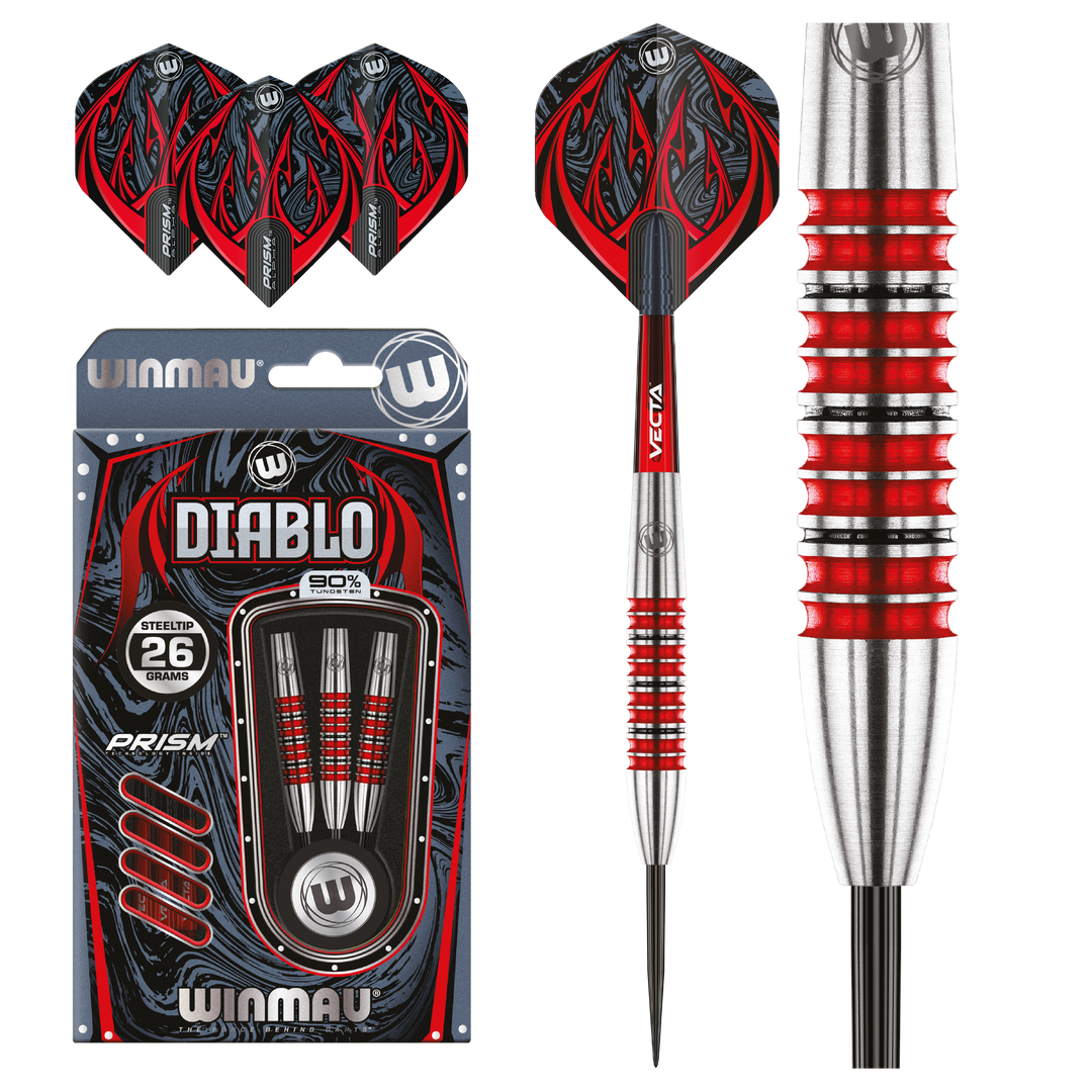 Diablo Torpedo Steel Tip Darts 90% Tungsten