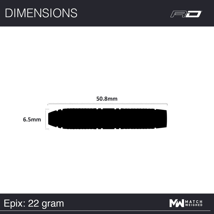 Epix Steel Tip Darts 90% Tungsten