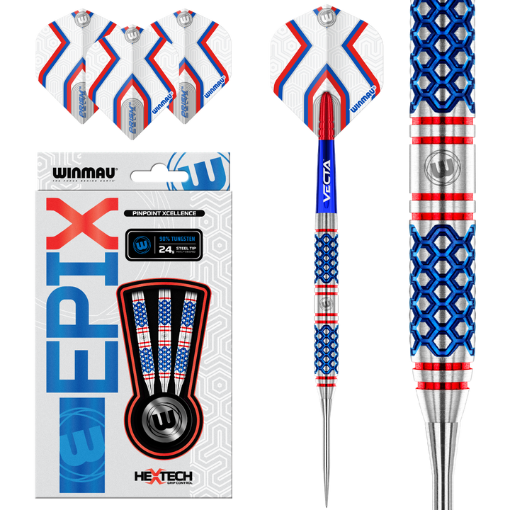 Epix Steel Tip Darts 90% Tungsten
