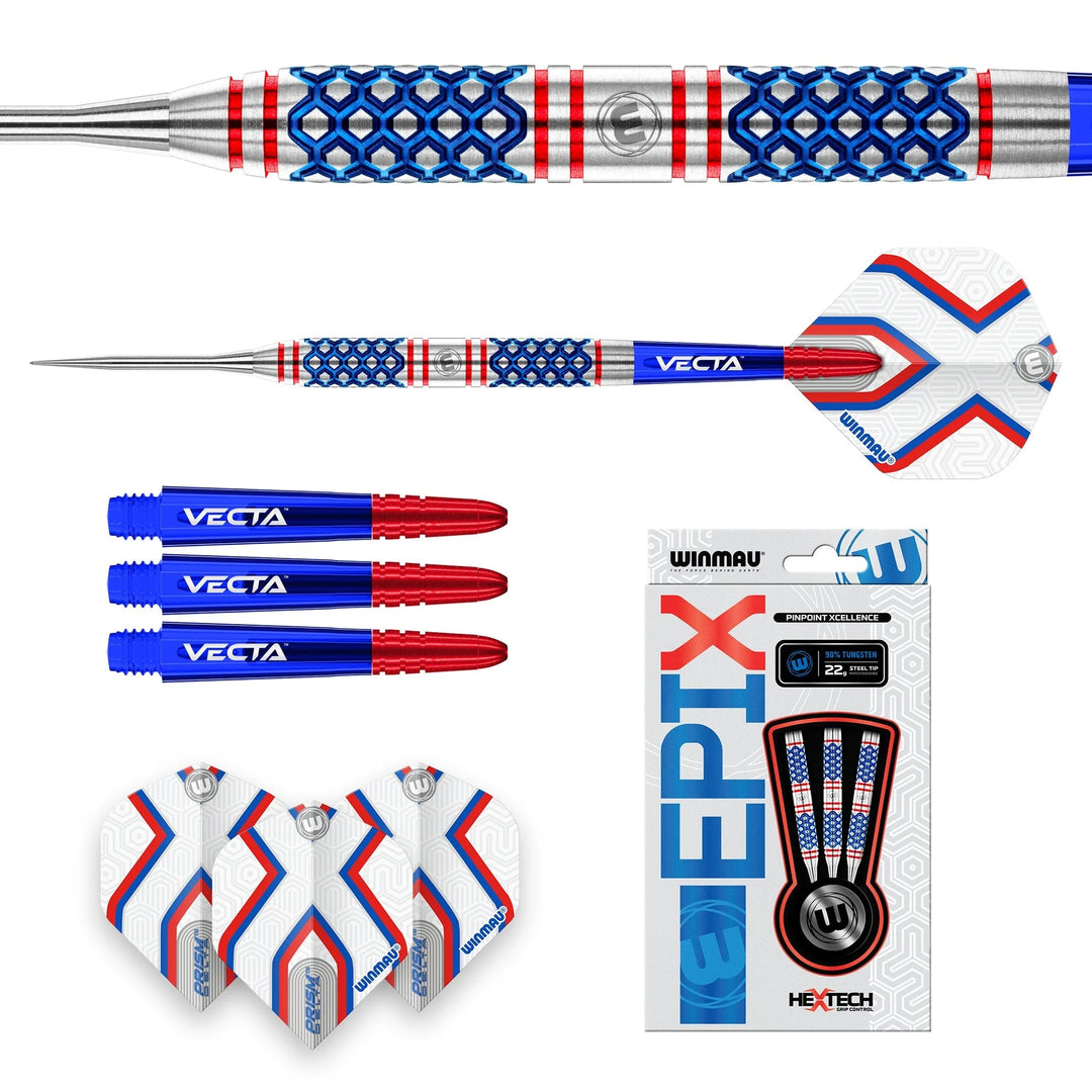 Epix Steel Tip Darts 90% Tungsten