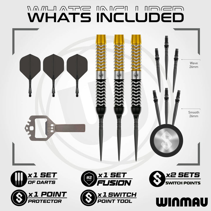Exion Parallel Switch Point Darts 90% Tungsten