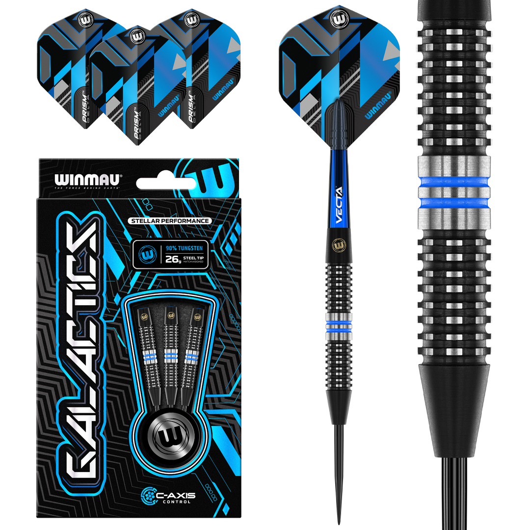Galactics Steel Tip Darts 90% Tungsten