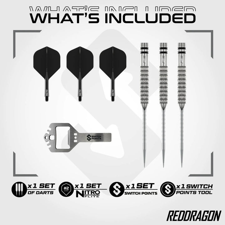 Gian Van Veen Tour Edition Switch Point Darts 90% Tungsten