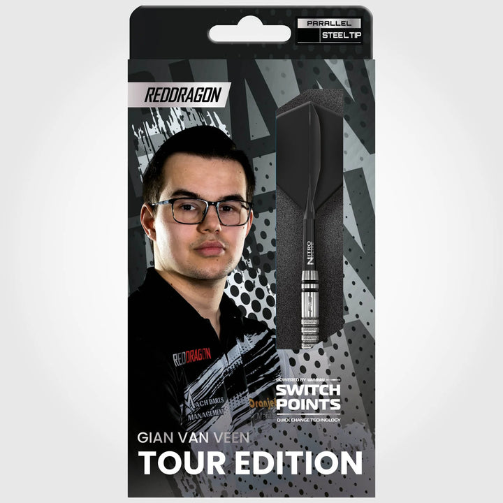 Gian Van Veen Tour Edition Switch Point Darts 90% Tungsten