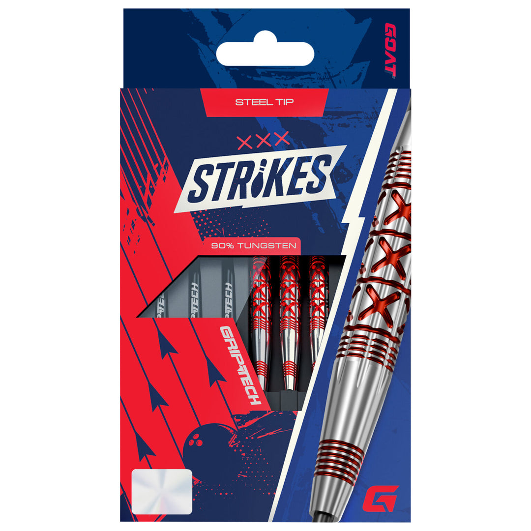 GOAT Strike Steel Tip Darts 90% Tungsten
