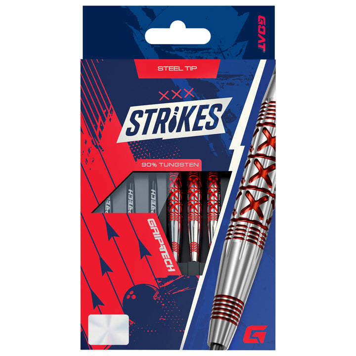 GOAT Strike Steel Tip Darts 90% Tungsten
