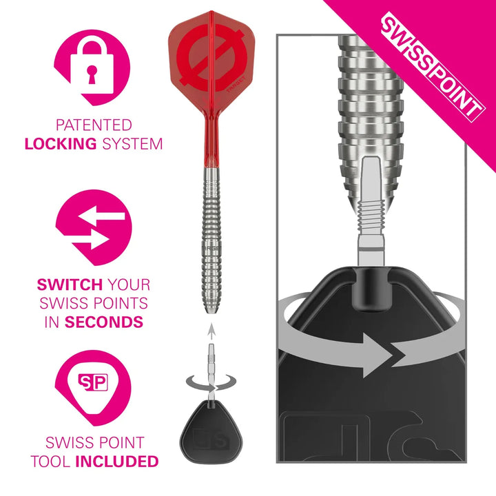 Target Group ∅ 01 Swiss Point Darts 50% Tungsten
